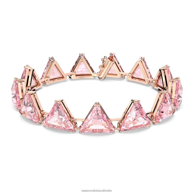 Swarovski Ortyx armband P28L589 Smycken triangelslipad, rosa, roséguld pläterad