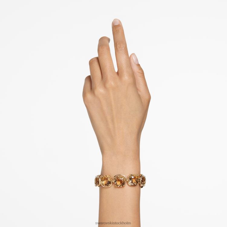 Swarovski harmonia armband P28L560 Smycken kuddskuren, guldton, guldfärgad