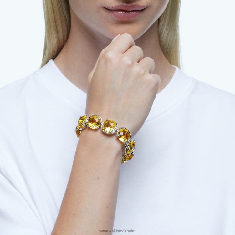 Swarovski harmonia armband P28L584 Smycken kuddskuren, gul, rodiumpläterad