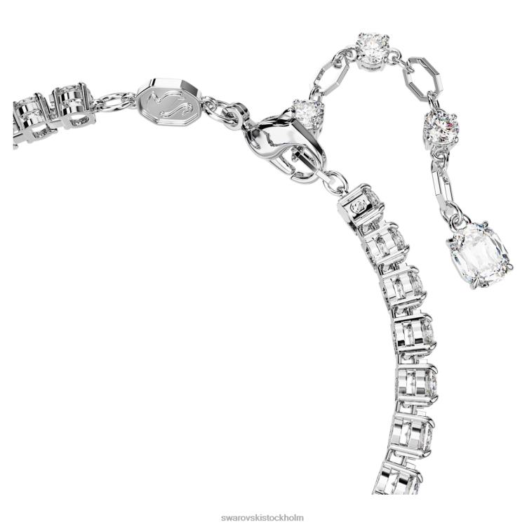 Swarovski matrix tennis armband P28L577 Smycken blandade snitt, grön, rodiumpläterad