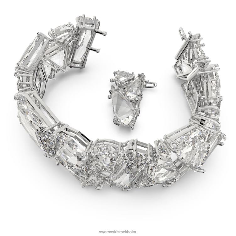 Swarovski mesmera armband P28L588 Smycken överdimensionerade kristaller, vita, rodiumpläterade