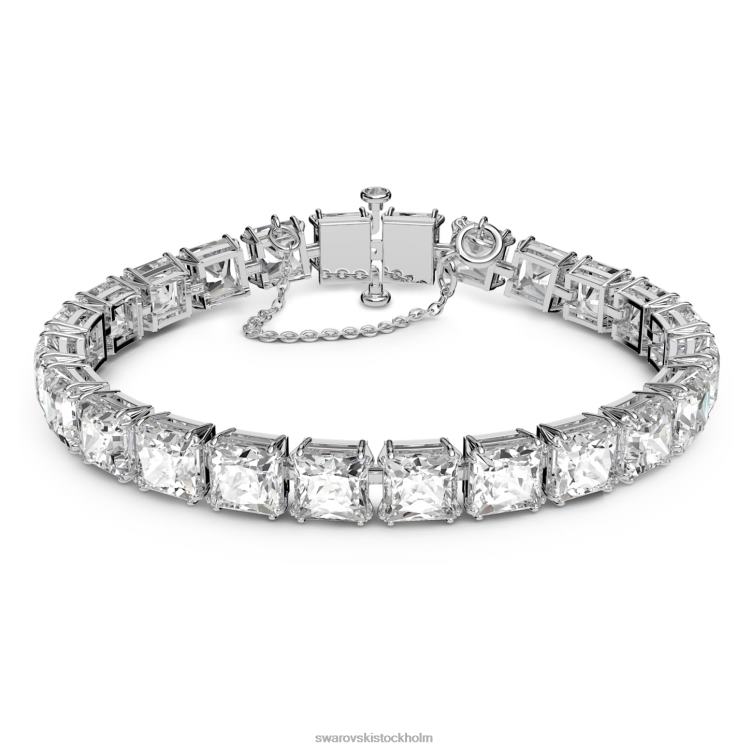 Swarovski millenia armband P28L555 Smycken fyrkantig skuren, vit, rodiumpläterad