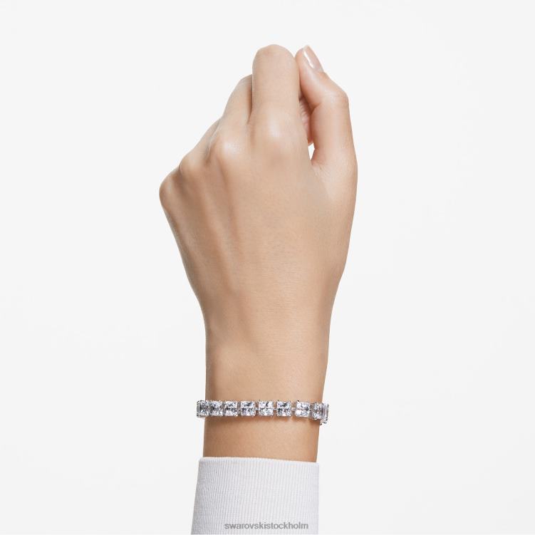 Swarovski millenia armband P28L555 Smycken fyrkantig skuren, vit, rodiumpläterad