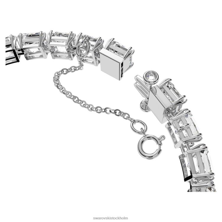 Swarovski millenia armband P28L555 Smycken fyrkantig skuren, vit, rodiumpläterad