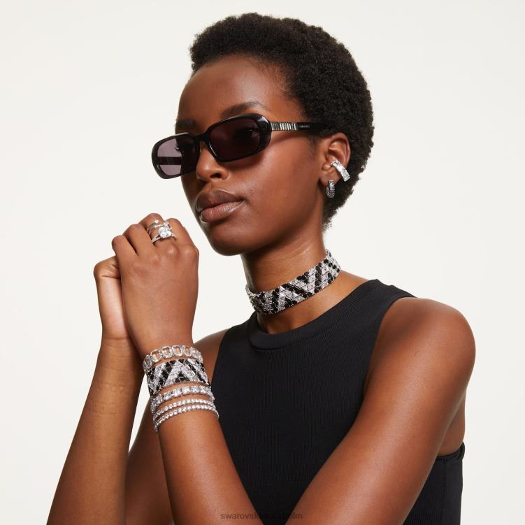 Swarovski millenia armband P28L555 Smycken fyrkantig skuren, vit, rodiumpläterad