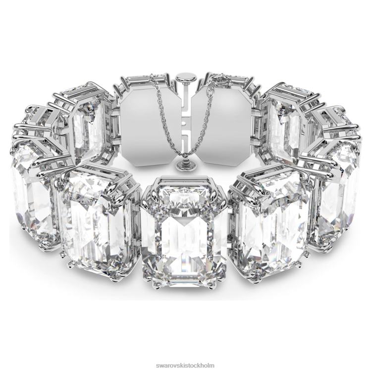 Swarovski millenia armband P28L557 Smycken överdimensionerade kristaller, octagon cut, vit, rodiumpläterad