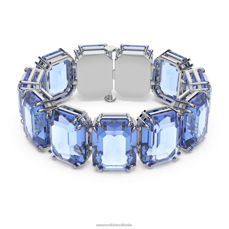 Swarovski millenia armband P28L564 Smycken överdimensionerade kristaller, octagon cut, blå, rodiumpläterad