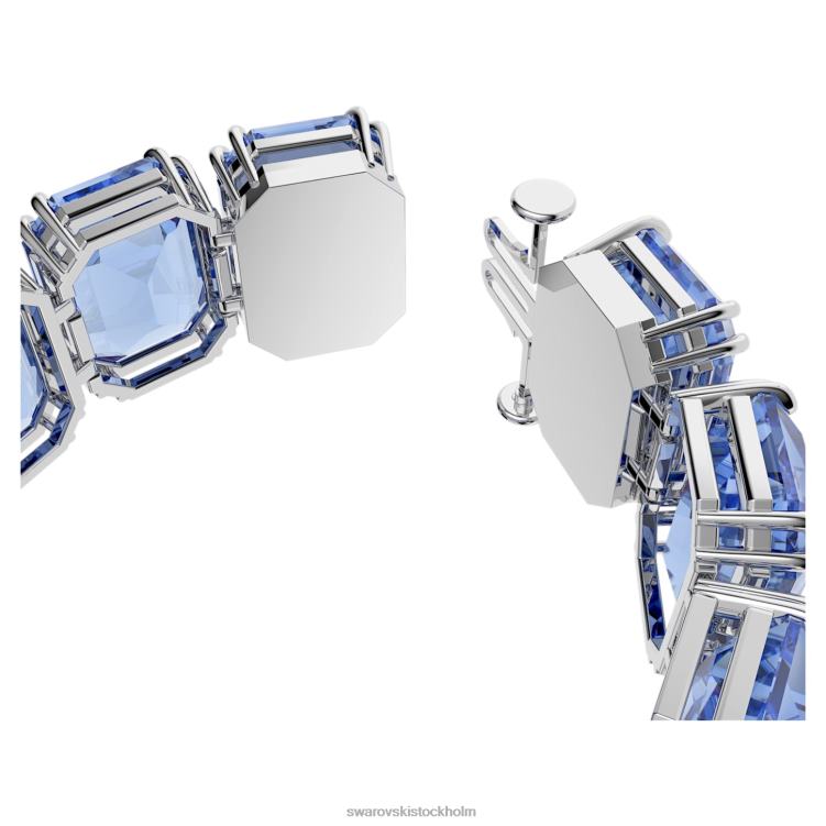 Swarovski millenia armband P28L564 Smycken överdimensionerade kristaller, octagon cut, blå, rodiumpläterad