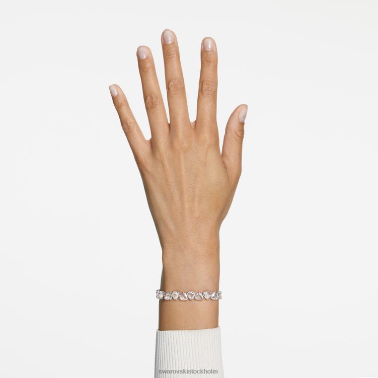 Swarovski millenia armband P28L571 Smycken triljantskuren, vit, rodiumpläterad