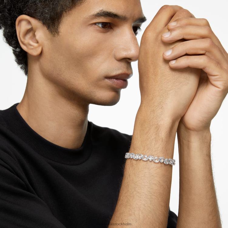 Swarovski millenia armband P28L571 Smycken triljantskuren, vit, rodiumpläterad