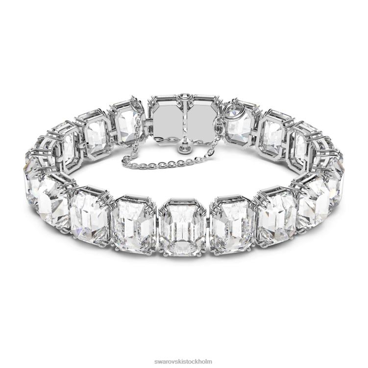 Swarovski millenia armband P28L572 Smycken octagon cut, vit, rodiumpläterad