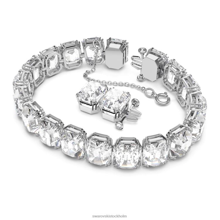 Swarovski millenia armband P28L572 Smycken octagon cut, vit, rodiumpläterad