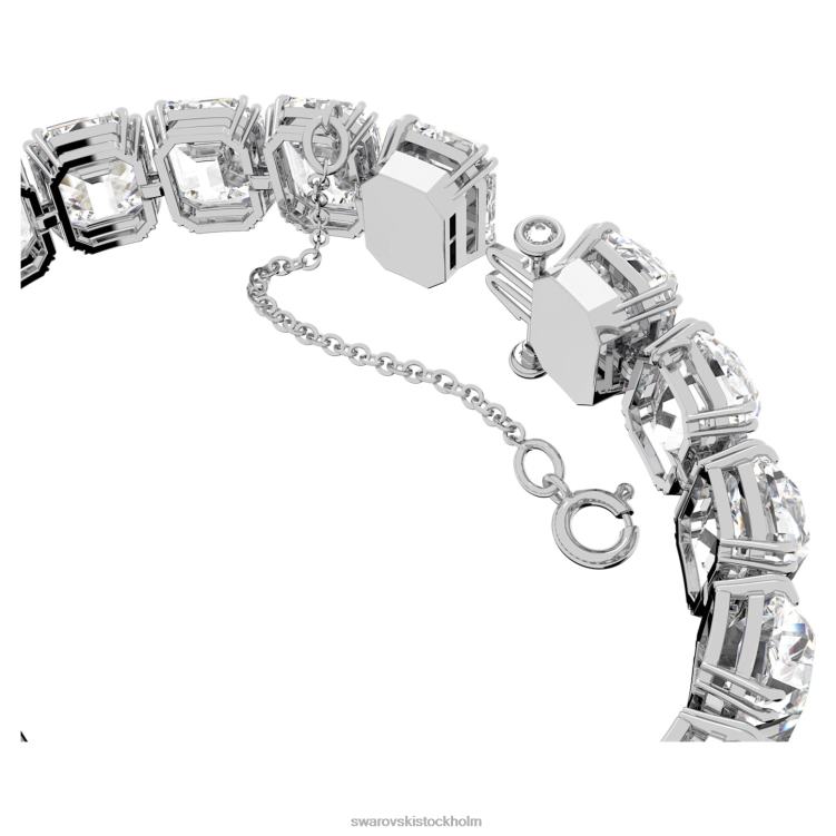 Swarovski millenia armband P28L572 Smycken octagon cut, vit, rodiumpläterad