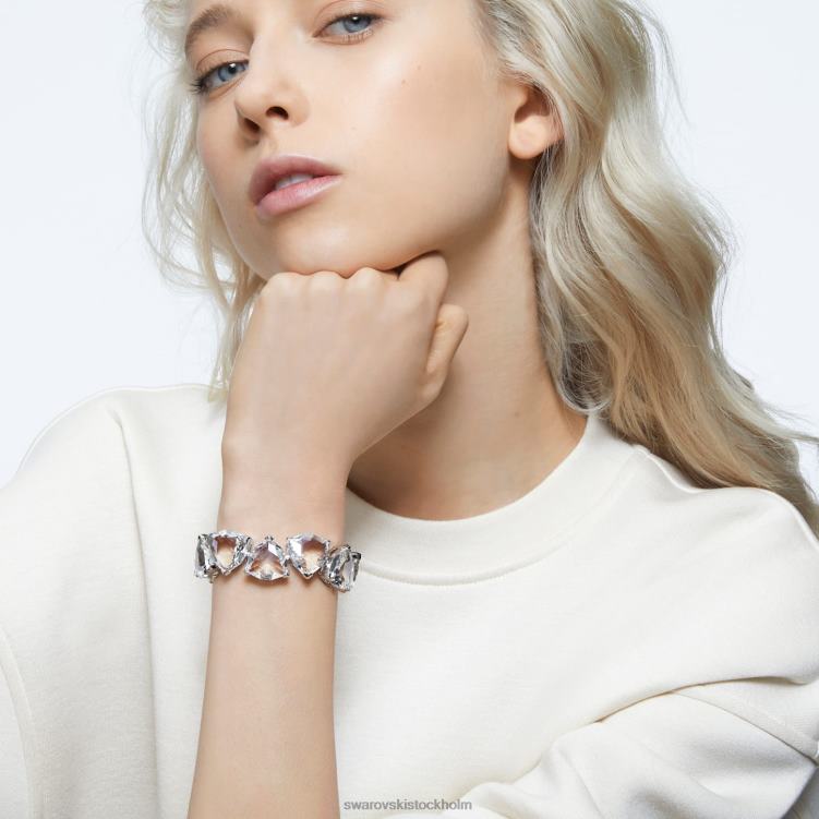 Swarovski millenia armband P28L574 Smycken överdimensionerade kristaller, trilliantslipade, vita, rodiumpläterade