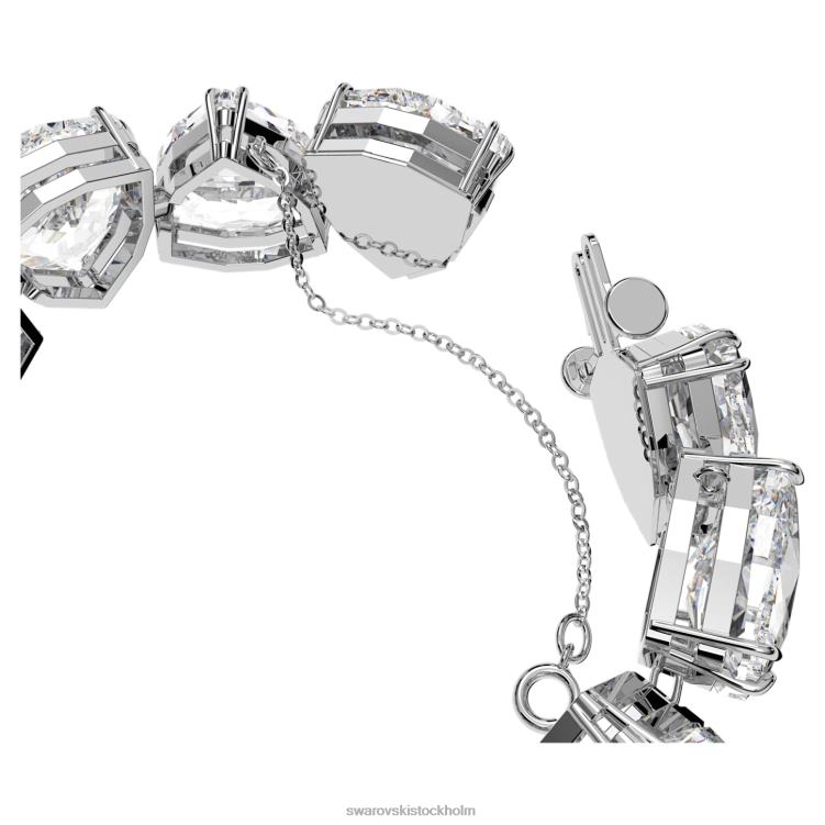 Swarovski millenia armband P28L574 Smycken överdimensionerade kristaller, trilliantslipade, vita, rodiumpläterade