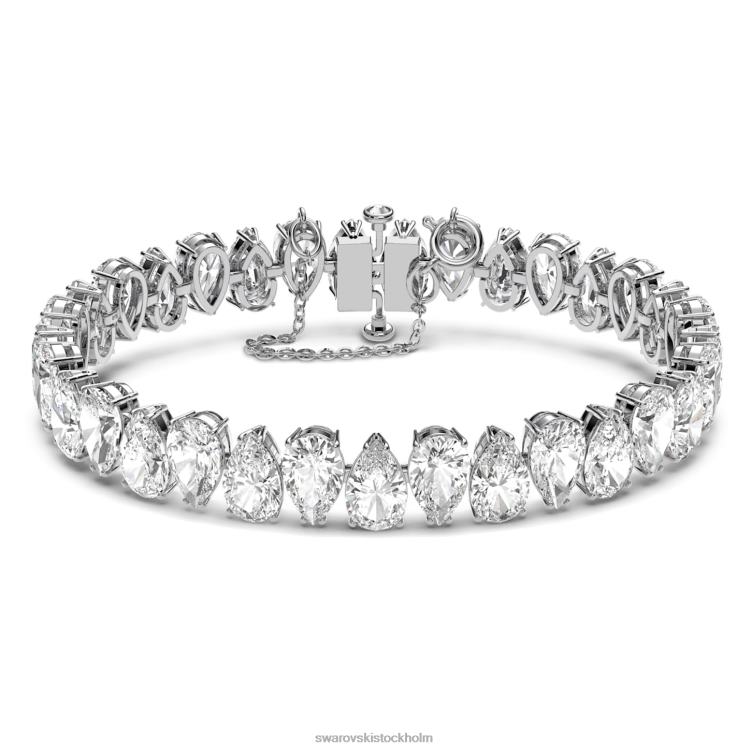 Swarovski millenia armband P28L586 Smycken päronskuren, vit, rodiumpläterad