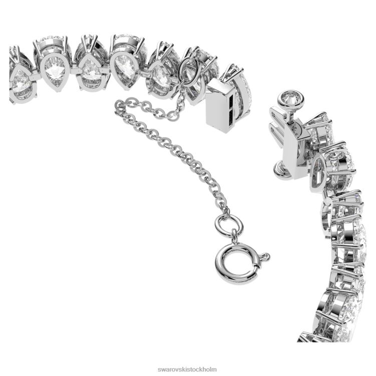 Swarovski millenia armband P28L586 Smycken päronskuren, vit, rodiumpläterad