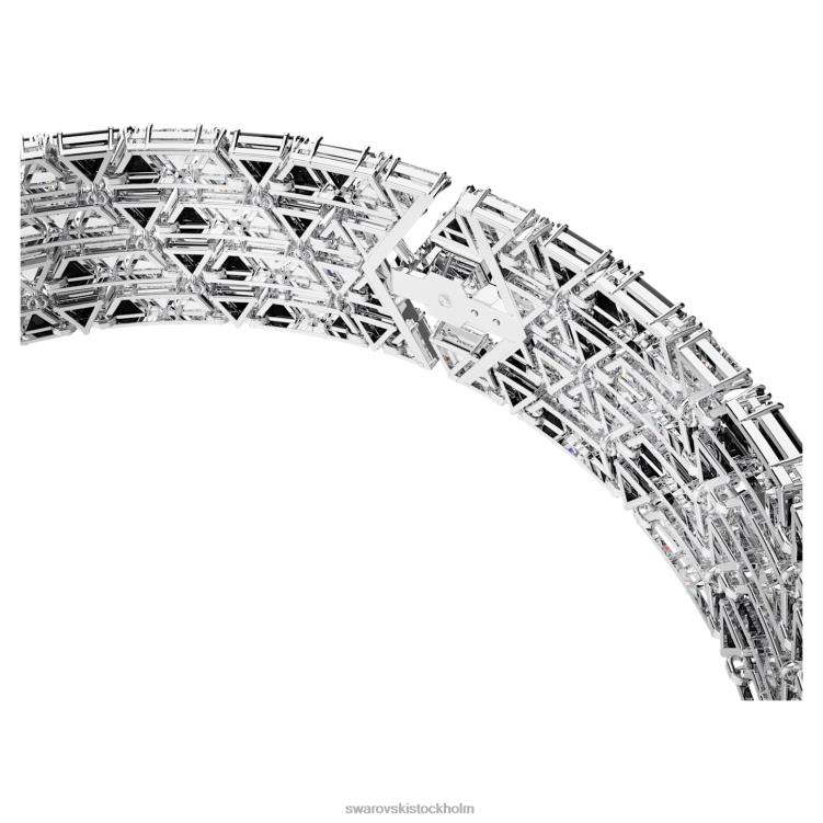 Swarovski Ortyx choker P28L359 Smycken triangelskuren, svart, rodiumpläterad