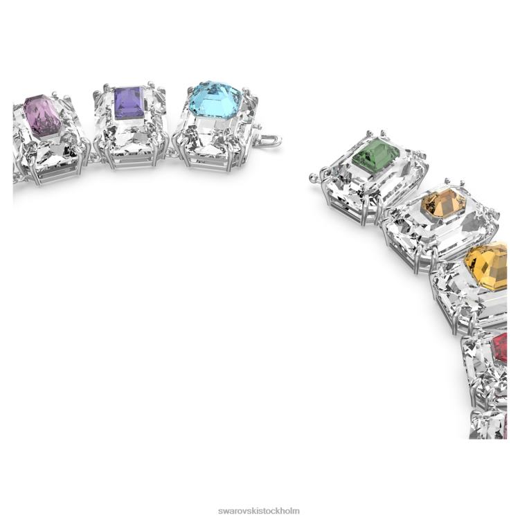 Swarovski chroma choker P28L370 Smycken överdimensionerade kristaller, flerfärgade, rodiumpläterade