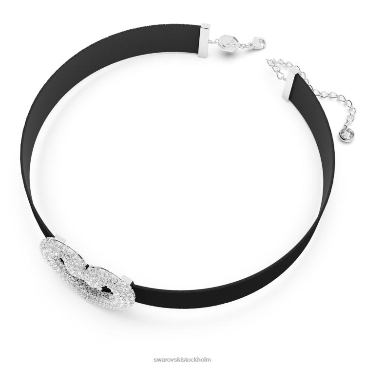 Swarovski en choker P28L354 Smycken hjärta, vit, rodiumpläterad