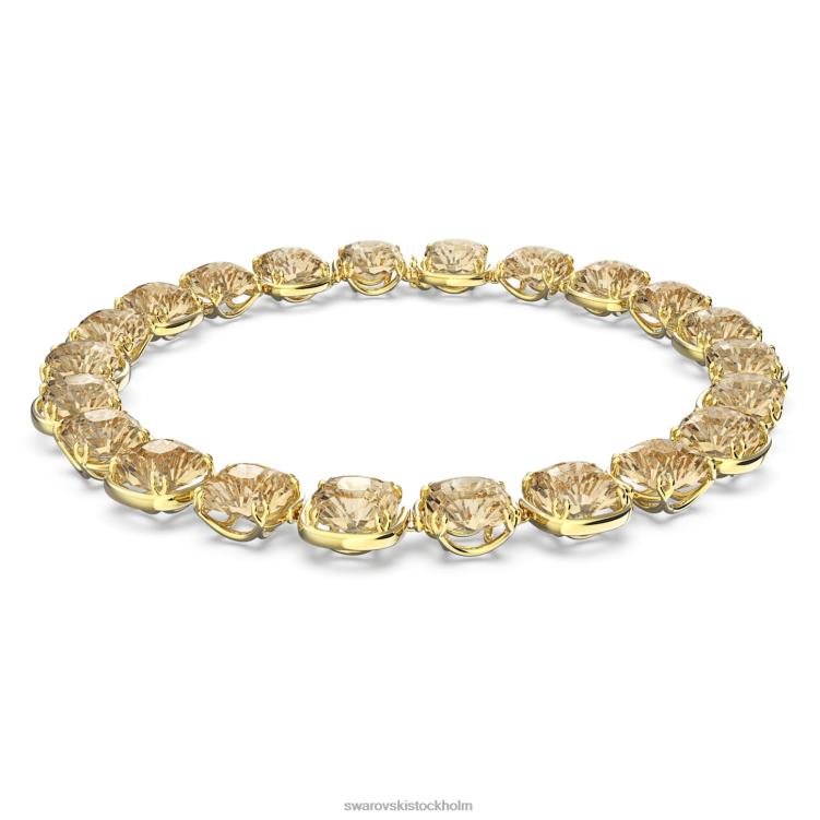Swarovski harmonia choker P28L343 Smycken kuddskuren, guldton, guldfärgad