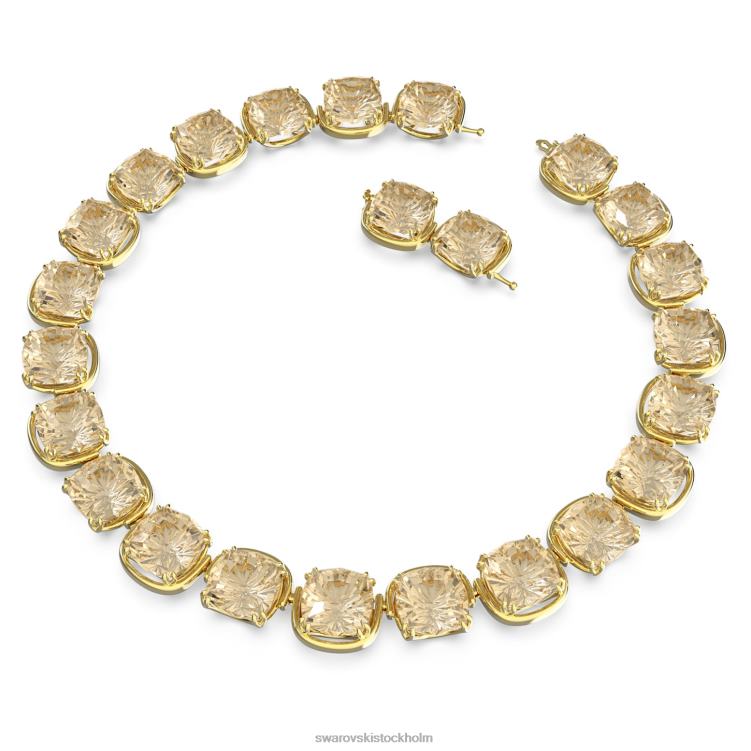 Swarovski harmonia choker P28L343 Smycken kuddskuren, guldton, guldfärgad