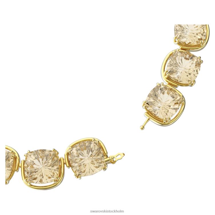 Swarovski harmonia choker P28L343 Smycken kuddskuren, guldton, guldfärgad
