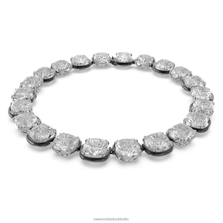 Swarovski harmonia choker P28L346 Smycken kuddskuren, vit, blandad metallfinish
