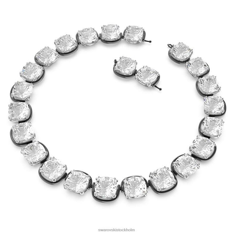 Swarovski harmonia choker P28L346 Smycken kuddskuren, vit, blandad metallfinish