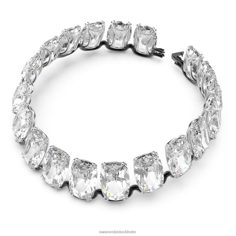 Swarovski harmonia choker P28L347 Smycken överdimensionerade flytande kristaller, vit, blandad metallfinish