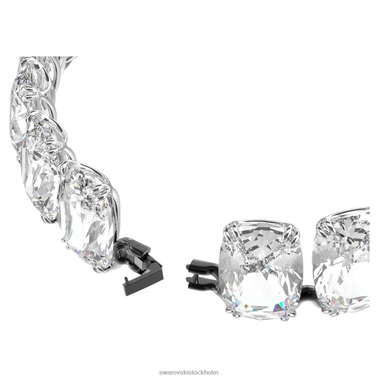 Swarovski harmonia choker P28L347 Smycken överdimensionerade flytande kristaller, vit, blandad metallfinish