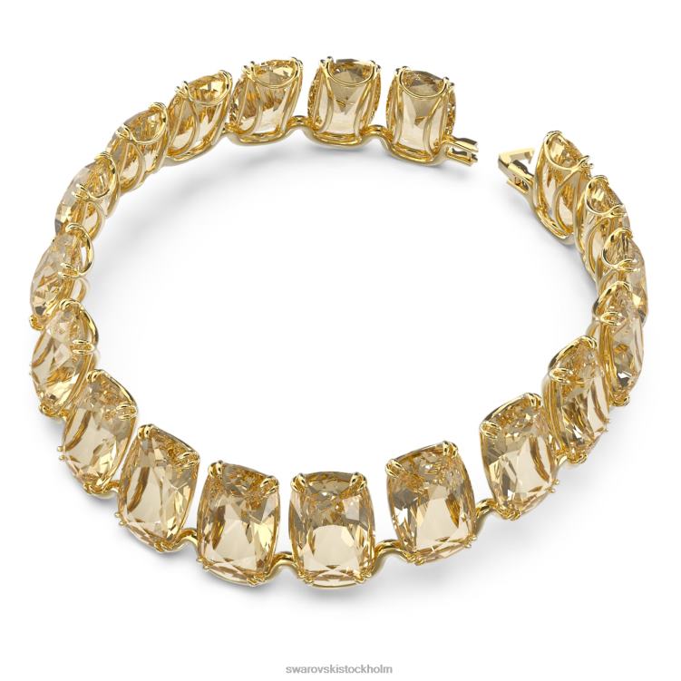 Swarovski harmonia choker P28L360 Smycken Oversized floating crystals, Gold tone, Gold-tone plated