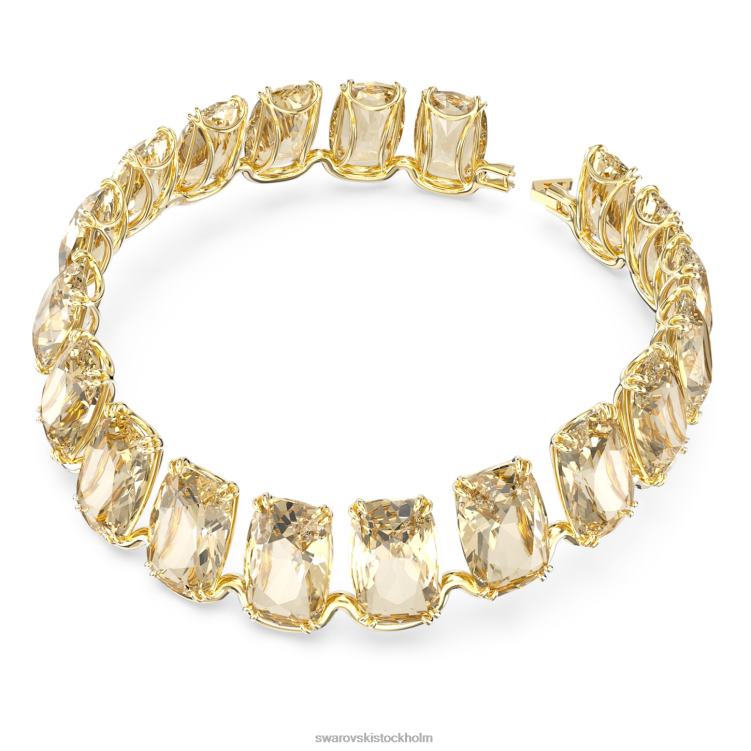 Swarovski harmonia choker P28L361 Smycken överdimensionerade flytande kristaller, guldton, guldfärgad