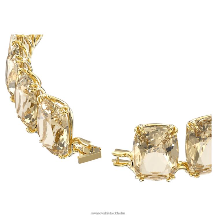 Swarovski harmonia choker P28L361 Smycken överdimensionerade flytande kristaller, guldton, guldfärgad