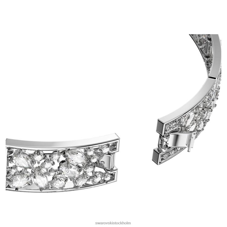 Swarovski volta choker P28L367 Smycken rosett, vit, rodiumpläterad
