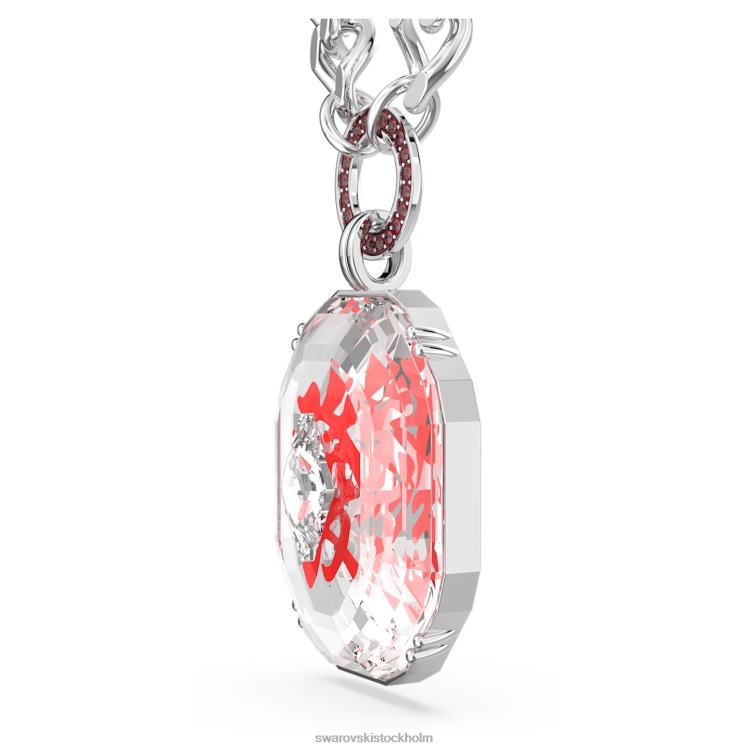 Swarovski alea halsband P28L128 Smycken röd, rodiumpläterad