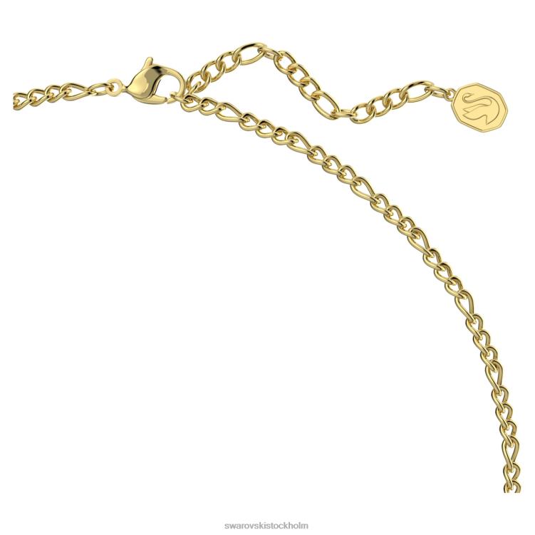 Swarovski curiosa halsband P28L66 Smycken guldton, guldfärgad