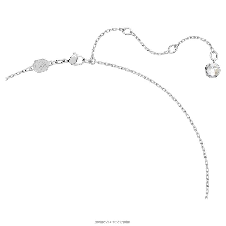 Swarovski dellium halsband P28L139 Smycken bambu, grön, rodiumpläterad