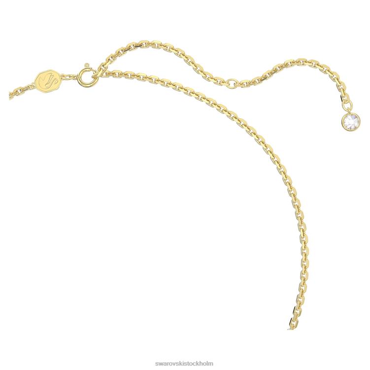 Swarovski elegance of africa halsband P28L126 Smycken blomma, flerfärgad, guldfärgad