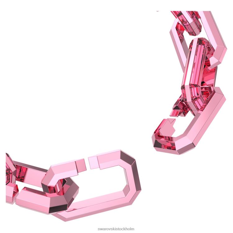 Swarovski ljust halsband P28L153 Smycken statement, rosa