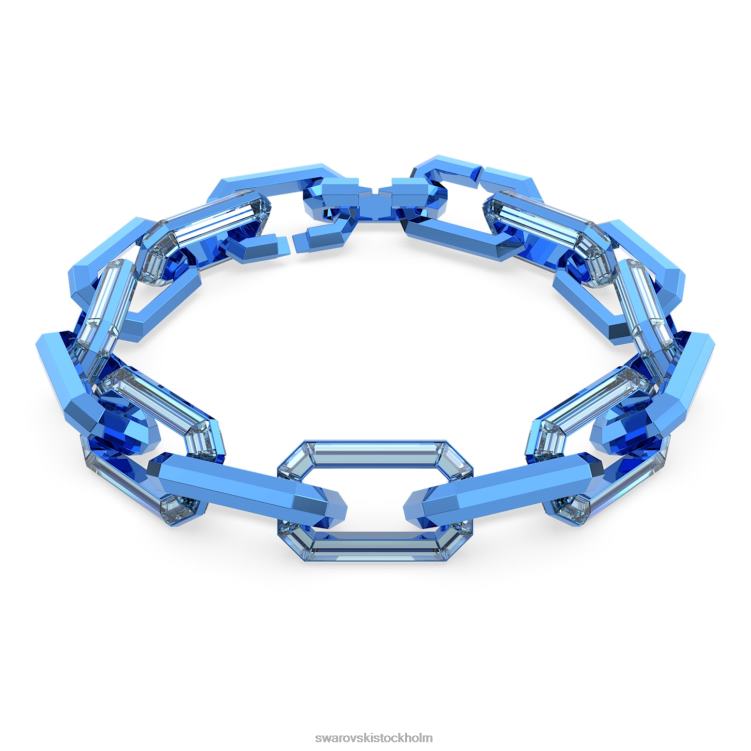 Swarovski ljust halsband P28L154 Smycken uttalande, blå