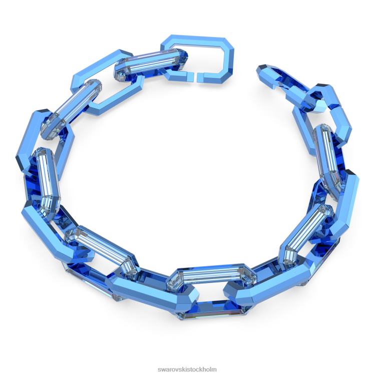 Swarovski ljust halsband P28L154 Smycken uttalande, blå