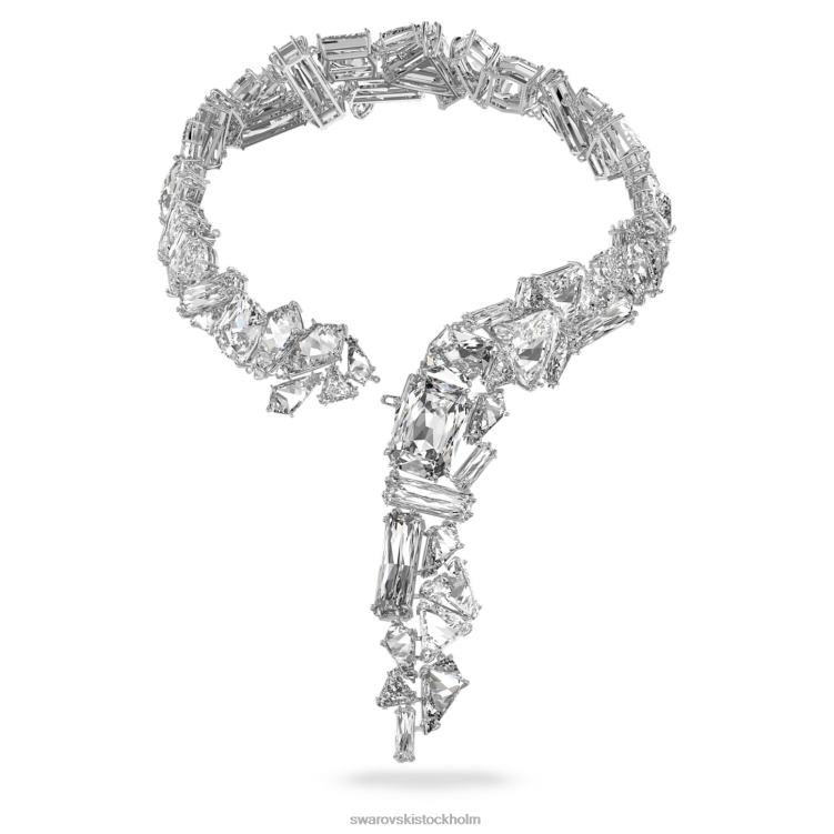 Swarovski mesmera y halsband P28L150 Smycken överdimensionerade kristaller, vita, rodiumpläterade