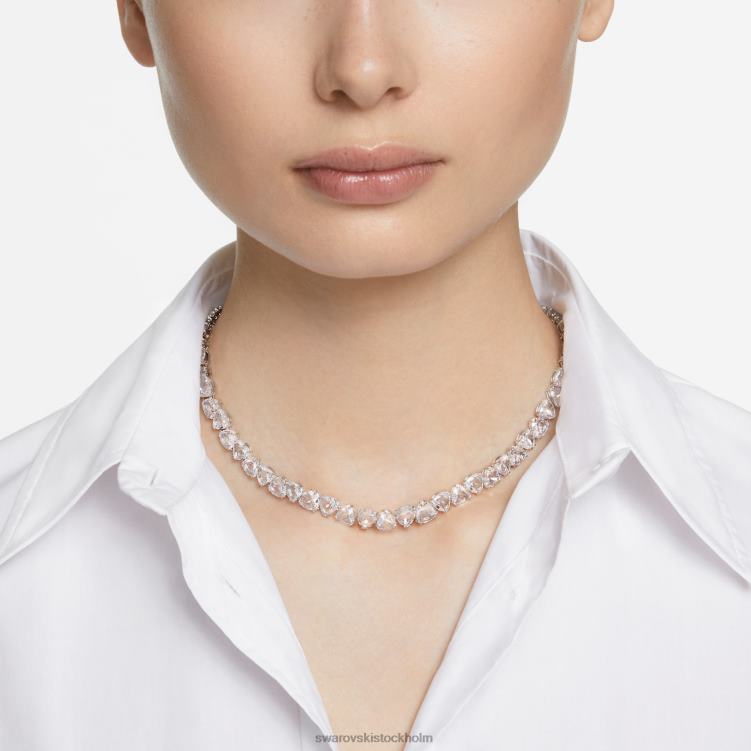 Swarovski millenia halsband P28L137 Smycken triljantskuren, vit, rodiumpläterad