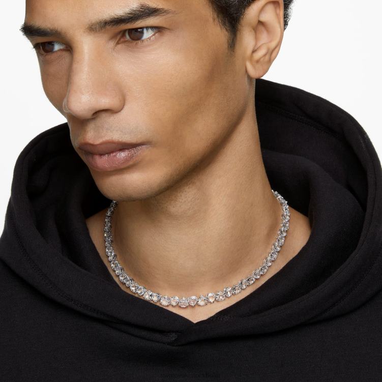 Swarovski millenia halsband P28L137 Smycken triljantskuren, vit, rodiumpläterad