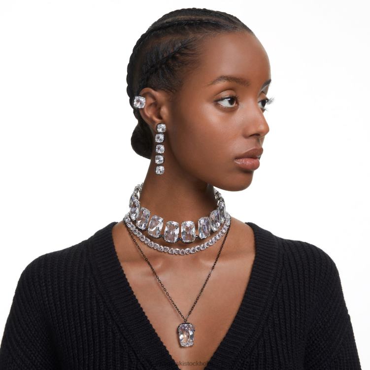 Swarovski millenia halsband P28L137 Smycken triljantskuren, vit, rodiumpläterad