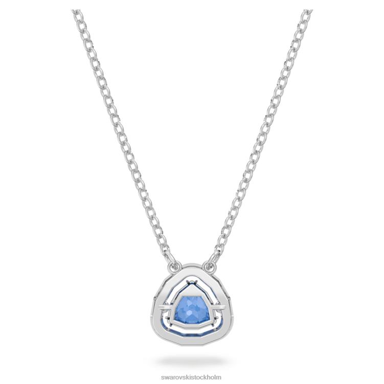 Swarovski millenia halsband P28L57 Smycken triljantskuren, blå, rodiumpläterad