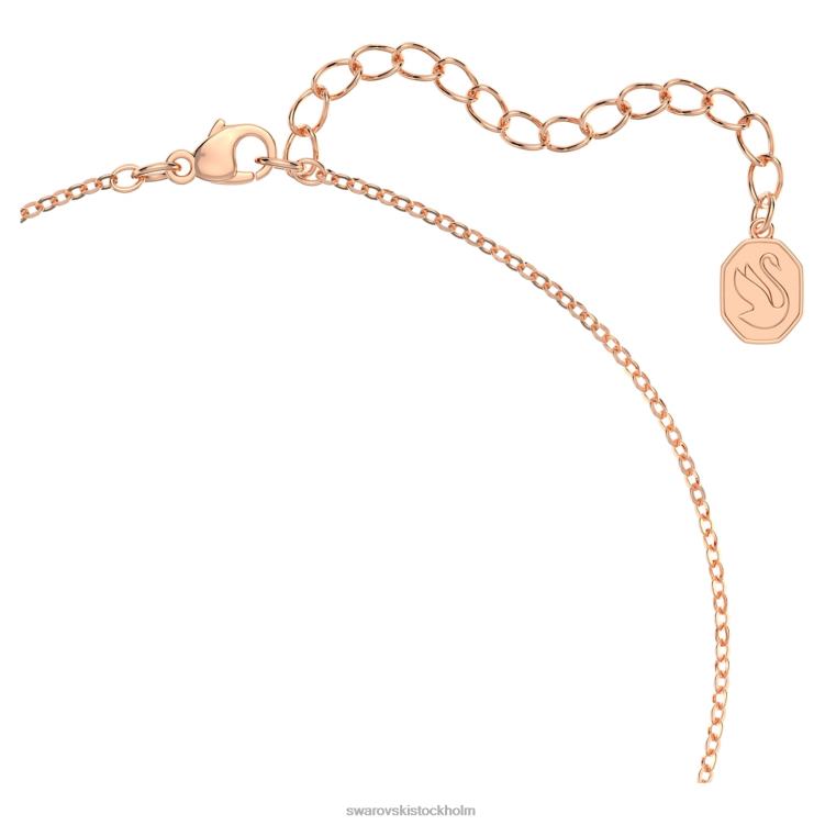 Swarovski millenia halsband P28L63 Smycken triljantslipad, vit, roséguld pläterad