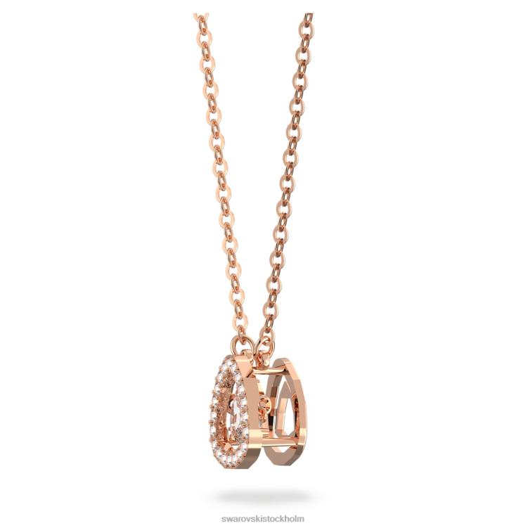 Swarovski millenia halsband P28L63 Smycken triljantslipad, vit, roséguld pläterad