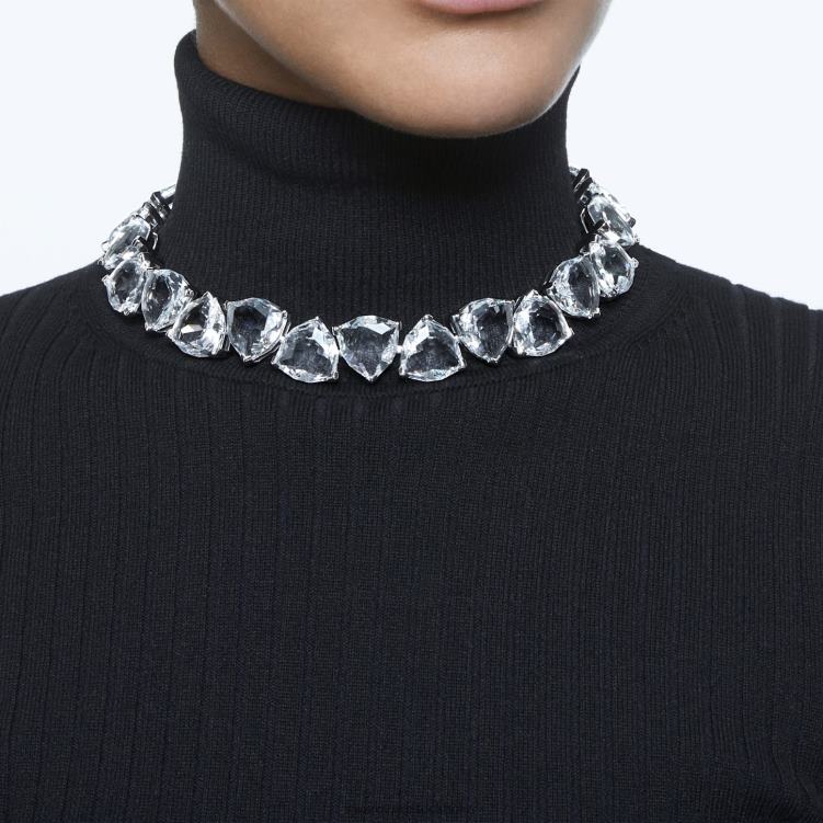 Swarovski millenia halsband P28L86 Smycken överdimensionerade kristaller, trilliantslipade, vita, rodiumpläterade